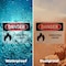 Signmission Combustible Liquids Danger Sign, Plastic, 10in W x 7in L, 2PK OS-2PACK-DS-P-710-L-1072 - alternate 2